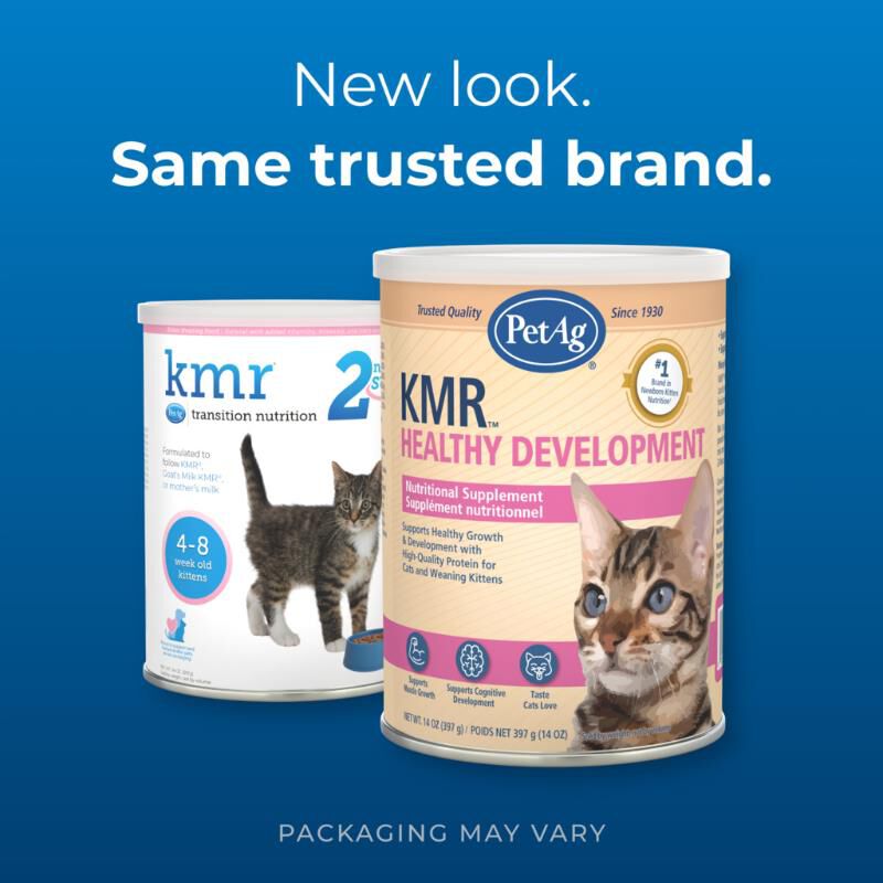 PetAg KMR 2nd Step Kitten Weaning Food Powder, 14 oz.